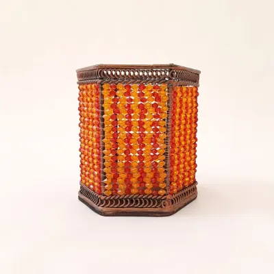 Castiçal Indiano - artesanato de Estudio Bananeira