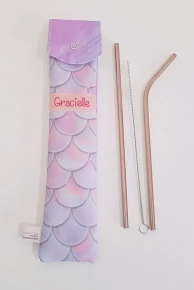 Porta canudo ecológico - artesanato de Innovare Studio