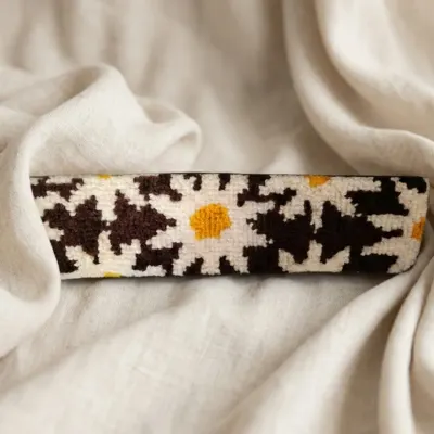 Apoio de Pulso Ergonômico em Punch Needle – Artesanal e Personalizado - artesanato de Ponto.punchneedle