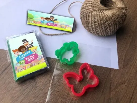 Massinha Modelar Mundo Bita Personalizada - artesanato de Mi Papelaria Criativa