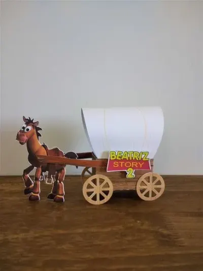 Carroça Toy Story - artesanato de Fina Essência Papelaria Personalizada