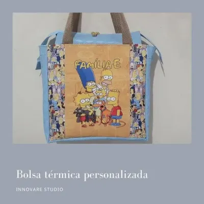 Lancheira Térmica Personalizada - artesanato de Innovare Studio