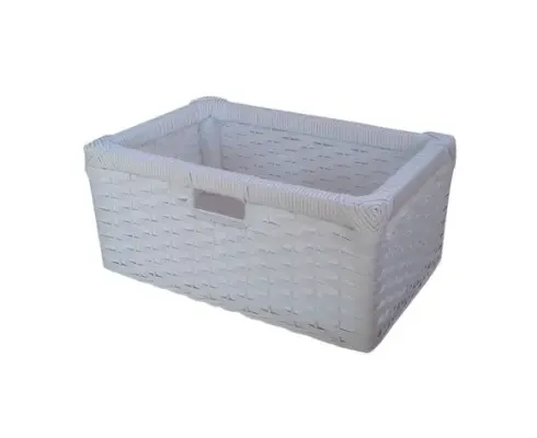 Kit c/ 2 Gaveta 24x50x25 e 2 Gavetas 24x50x15 Sintéti Branco - artesanato de Mundo Urbano