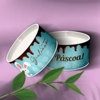 Tubo Lata - Páscoa Personalizada - artesanato de Mi Papelaria Criativa