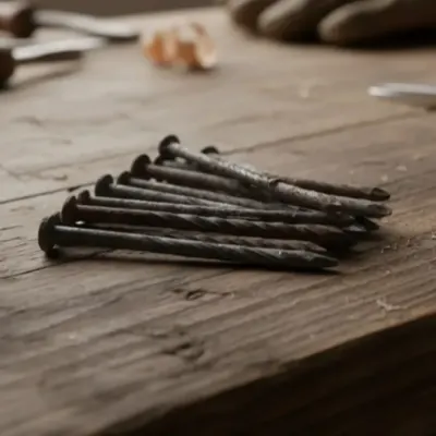 kit 21 Pregos Torcidos Enferrujado Fogueira Proteção Ritual - artesanato de Magias Naturais