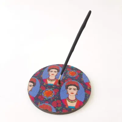 Porta Incenso Frida - artesanato de Estudio Bananeira