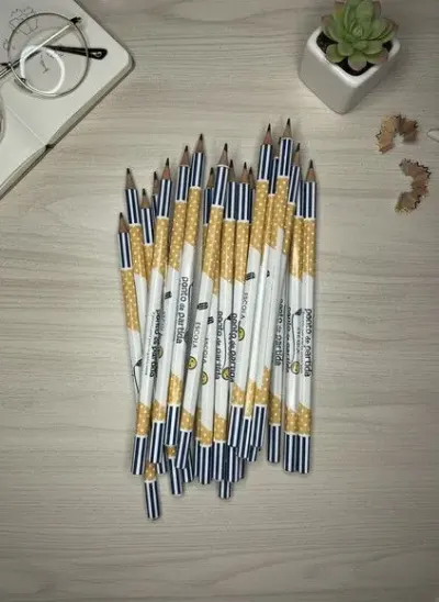 Lápis - Personalizado - artesanato de Mi Papelaria Criativa