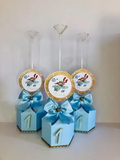 Centro de Mesa Pequeno Príncipe - artesanato de Fina Essência Papelaria Personalizada