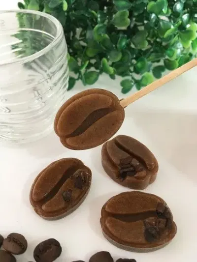 Pirulito Cristal para Café - artesanato de Lollipops Cristal