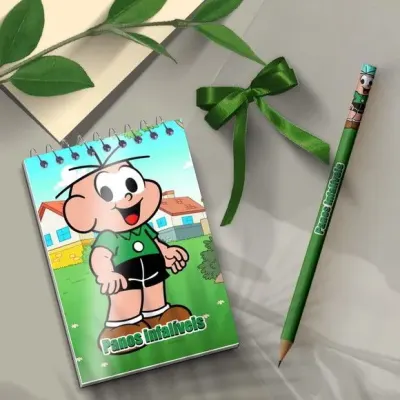 Bloquinho - Cebolinha Personalizado - artesanato de Mi Papelaria Criativa