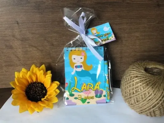 Bloquinho Sereia Personalizado - artesanato de creativitybynina