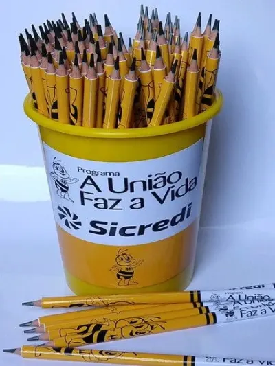 Lápis personalizado - artesanato de Mi Papelaria Criativa