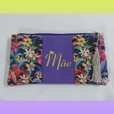 Necessaire Slim - Floral - artesanato de Innovare Studio
