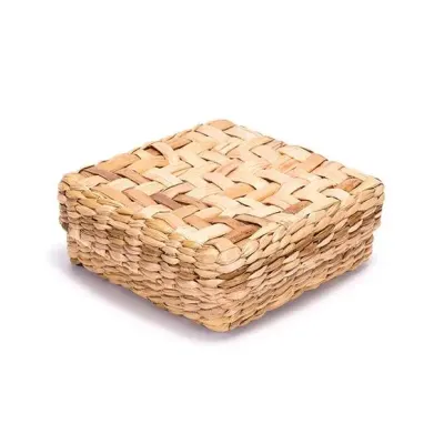 Taboa Caixa Porta Joias Natural 18x12x14 - artesanato de Mundo Urbano