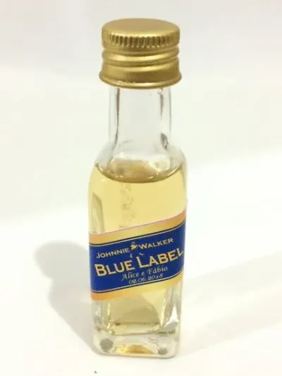 Garrafinha Blue Label Personalizada . - artesanato de Mi Papelaria Criativa