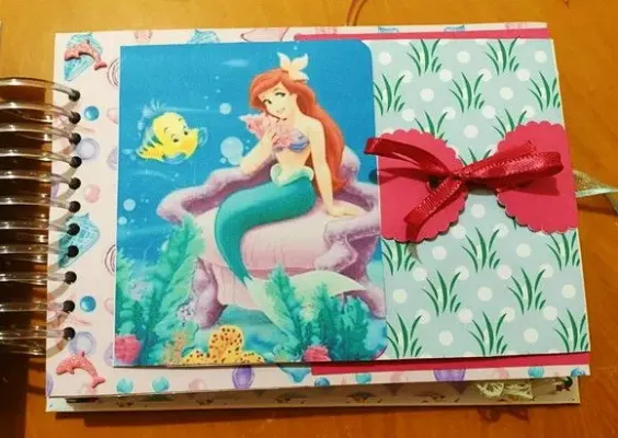 Álbum Pequena Sereia - artesanato de Ateliê de Criação Usina Caseira