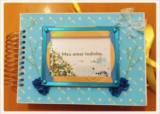 Álbum Pequeno Princípe - artesanato de Ateliê de Criação Usina Caseira
