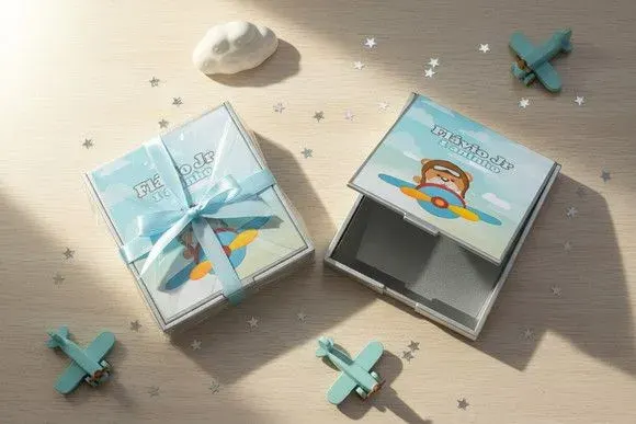 Lembrancinha Espelho - Aviador Personalizado - artesanato de Mi Papelaria Criativa