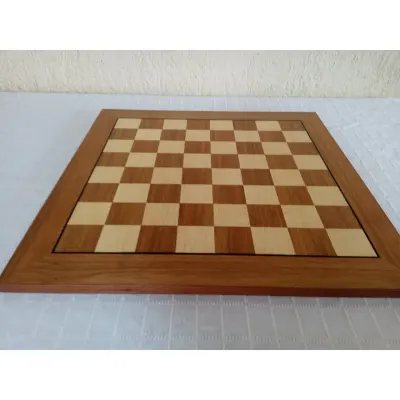 Tabuleiro de Xadrez Tradicional Freijó Grande - artesanato de Casa da Marchetaria