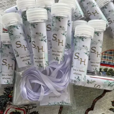 Bolha de Sabão Casamento Personalizada - artesanato de Artmanha Lembrancinhas