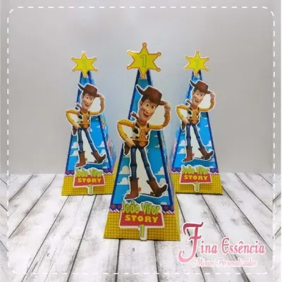Caixa cone toy story - artesanato de Fina Essência Papelaria Personalizada