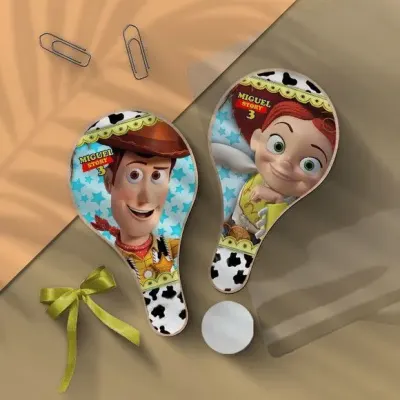 Raquete Ping Pong - Toy Story Personalizada - artesanato de Mi Papelaria Criativa