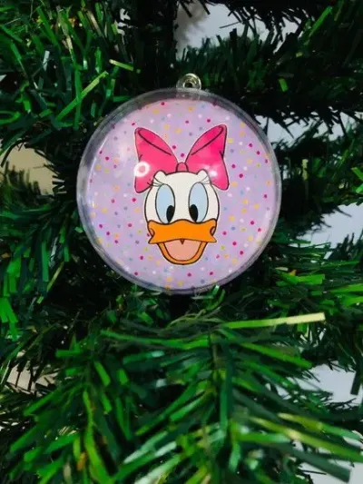 Bolinha de Natal Mickey e Sua Turma 2 - artesanato de Fina Essência Papelaria Personalizada