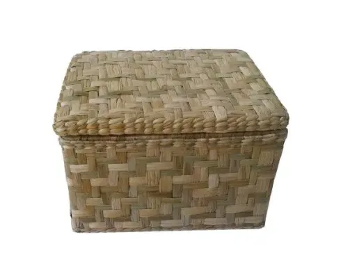 Taboa Caixa Natural 40x30x26 - artesanato de Mundo Urbano