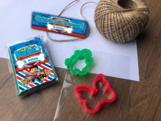 Massinha Modelar Patrulha Canina Personalizada - artesanato de Mi Papelaria Criativa