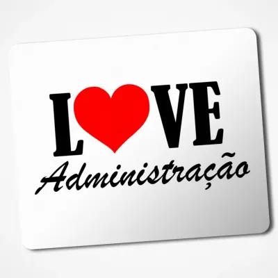 Mouse Pad Administração Profissão Presente Personalizado 04 - artesanato de Gráfica Laudadio