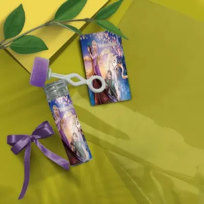Bolha de Sabão - Enrolados Personalizado - artesanato de Mi Papelaria Criativa