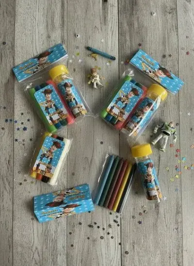 Kit Massinha + Bolha - Toy Story Personalizado - artesanato de Mi Papelaria Criativa