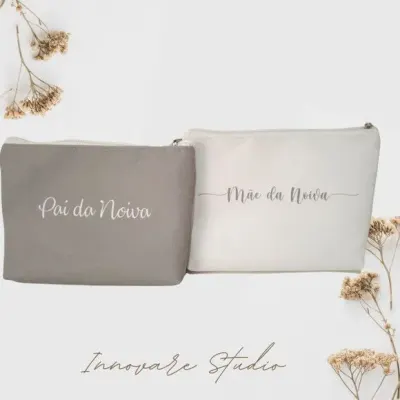 Necessaire personalizada - Casamento - artesanato de Innovare Studio