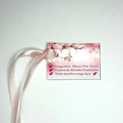 Tag Floral Personalizada - artesanato de Mi Papelaria Criativa