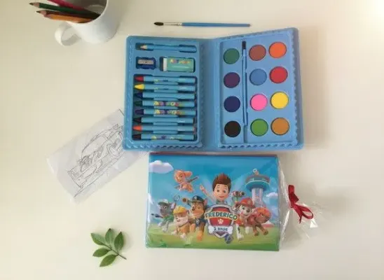 Estojo de Pintura - Patrulha Canina Personalizado - artesanato de Mi Papelaria Criativa