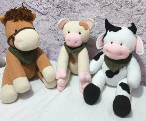 Bichos da Fazenda - artesanato de Ateliê cantinho do bebê