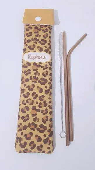 Porta canudo ecológico - artesanato de Innovare Studio