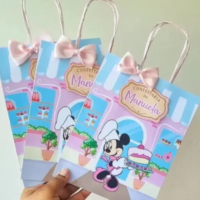 sacolinha personalizada - artesanato de ateliê Rocha