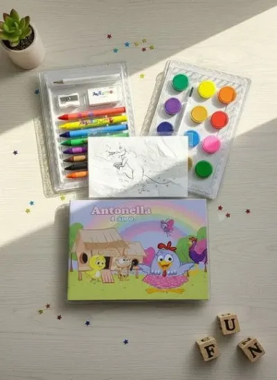 Estojo de Pintura - Galinha Pintadinha Personalizado - artesanato de Mi Papelaria Criativa