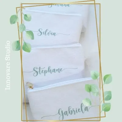 Necessaire personalizada - Casamento - artesanato de Innovare Studio
