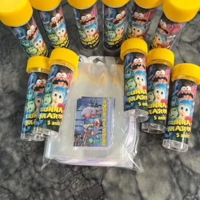 Bolha de Sabão Divertidamente Personalizada - artesanato de Artmanha Lembrancinhas