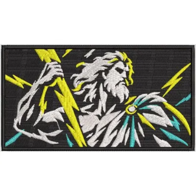 Matriz Bordado Zeus, Mitologia Grega - artesanato de DLK EMBROIDERY
