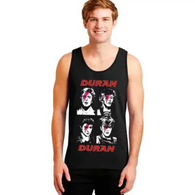 Camiseta regata Duran Duran, banda new wave anos 80,estampa exclusiva tamanhos unisex - artesanato de Lado B Rock Camisetas