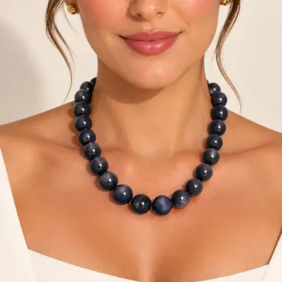 Colar de Bolas - artesanato de Abbracio Bijoux