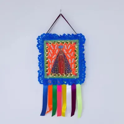 Quadrinho N. S. Aparecida - artesanato de Estudio Bananeira