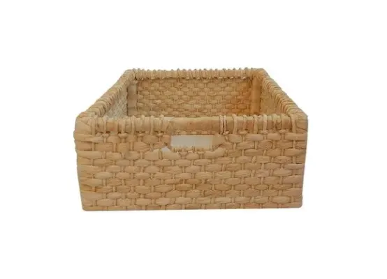 Gaveta Palha Milho Natural 50x35x15 - artesanato de Mundo Urbano