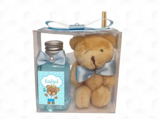Aromatizador com Ursinho Personalizado - artesanato de creativitybynina