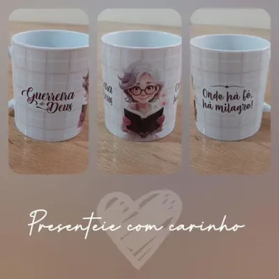 Caneca Personalizada Mulher - artesanato de Innovare Studio