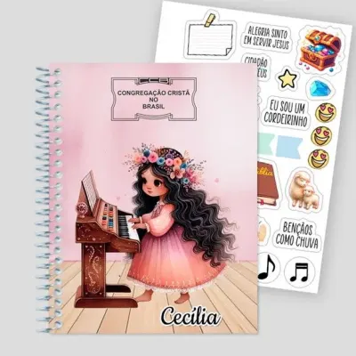 Hinário Infantil Ilustrado Rjm - artesanato de PAPCRIE