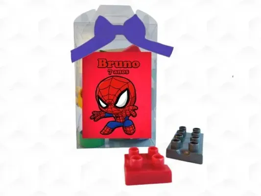 Bloco de Montar Homem Aranha Personalizada - artesanato de creativitybynina